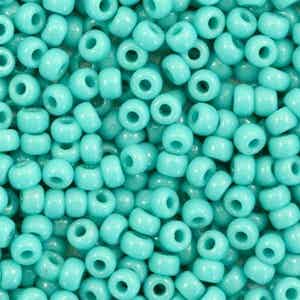 412 Opaque turquoise green 8/0