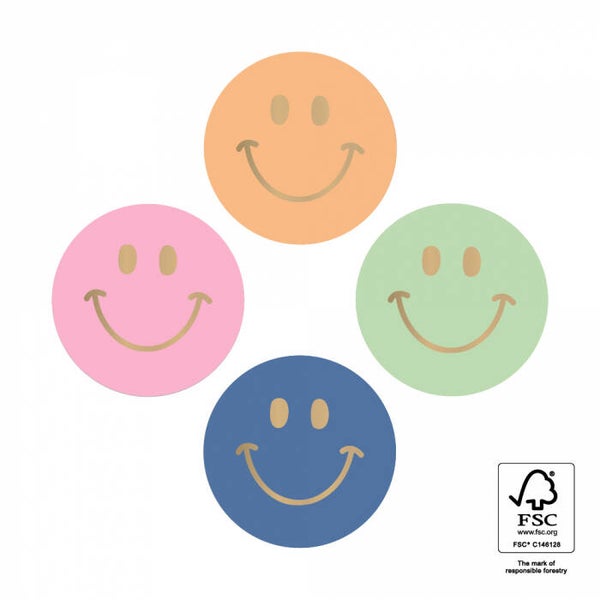 Sticker "Smiley" (10 stuks)