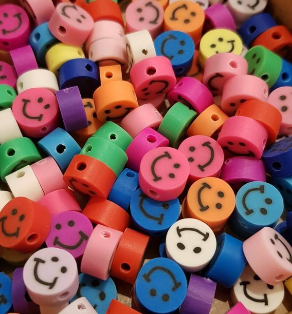 Katsuki kralen Smiley Multicolour