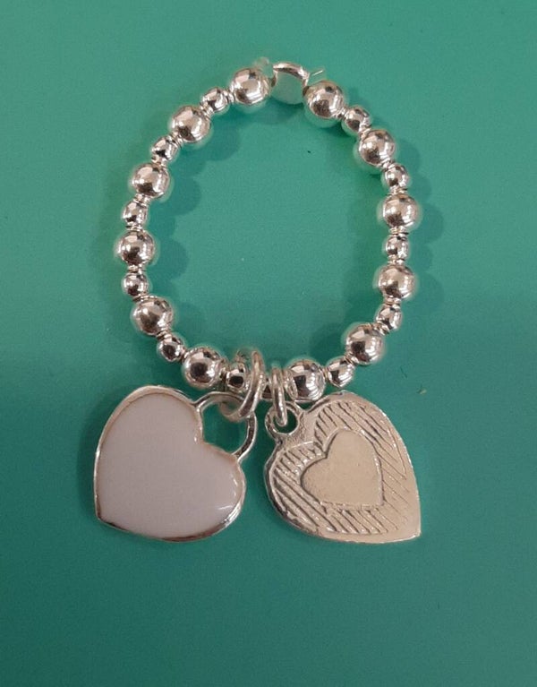 Ring Sandy Bay Wit corazon Joy Jewellery Bali