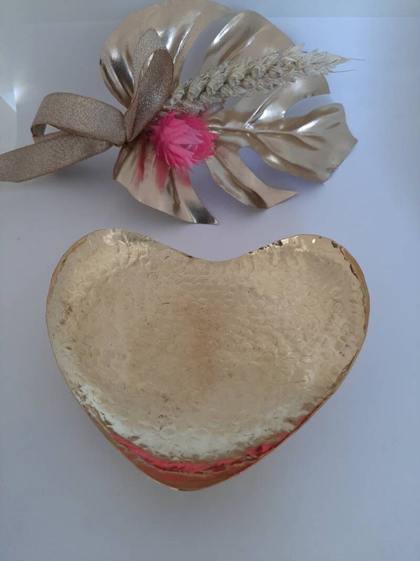 Home Breeze ,Schaaltje hart  goud   voor Geurblokjes