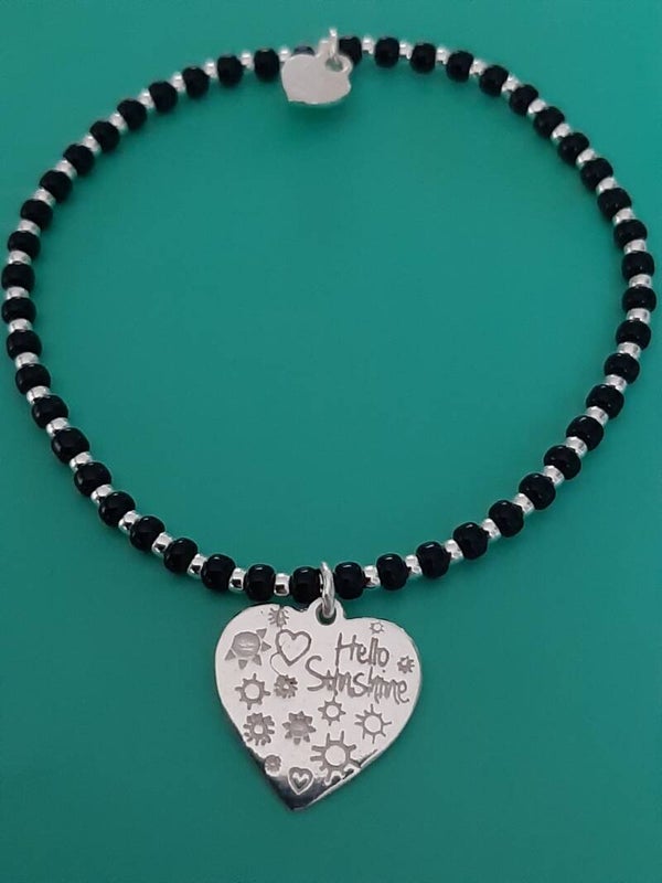 Armband Lugano helo sunshine zwart  Jewellery Bali