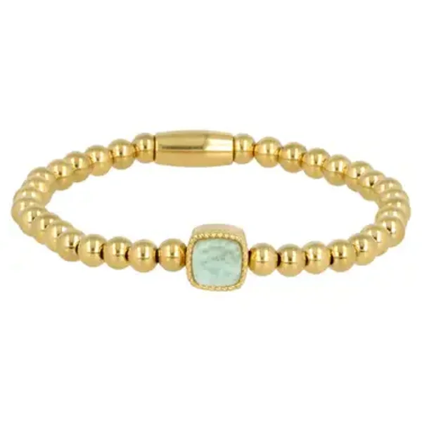 My Bendel armband - Amazonite VI5101