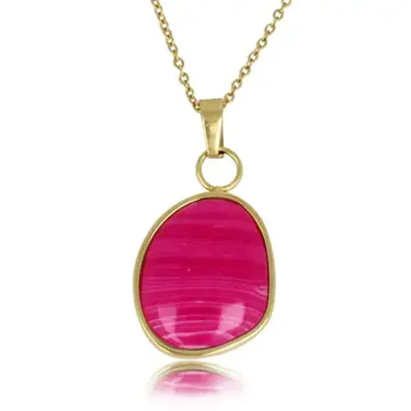 My Bendel ketting - Rose Stripe Agate HAPO151