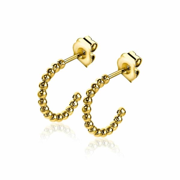Zinzi Oorringen 14K Geel Verguld 11mm Bolletjes ZIO2176G