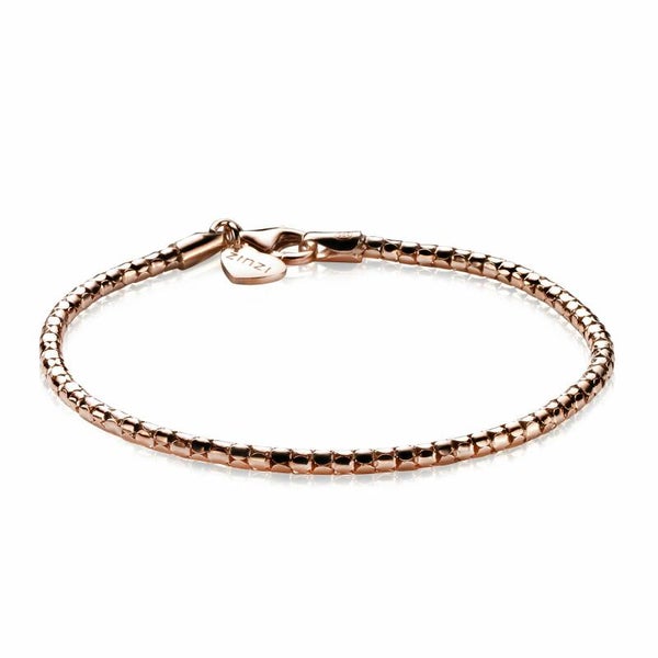 Armband zilveren fantasie rosé verguld ZIA1129R ZINZI