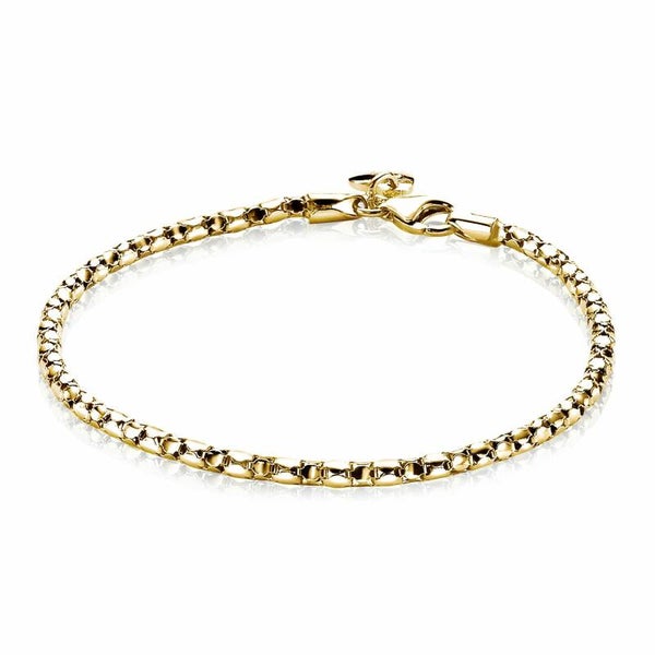 Armband zilveren fantasie geel verguld ZIA1129G ZINZI