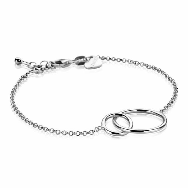 ZINZI zilveren armband ronde vormen ZIA1278