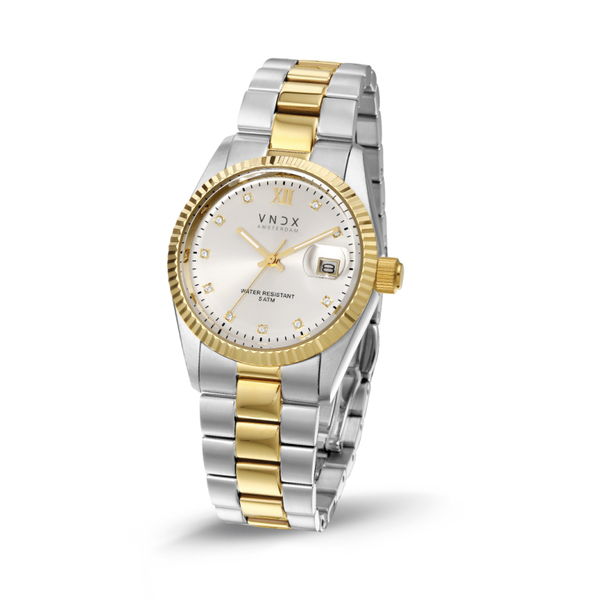 Horloge Dare Devil Medium Zilver Goud VNDX