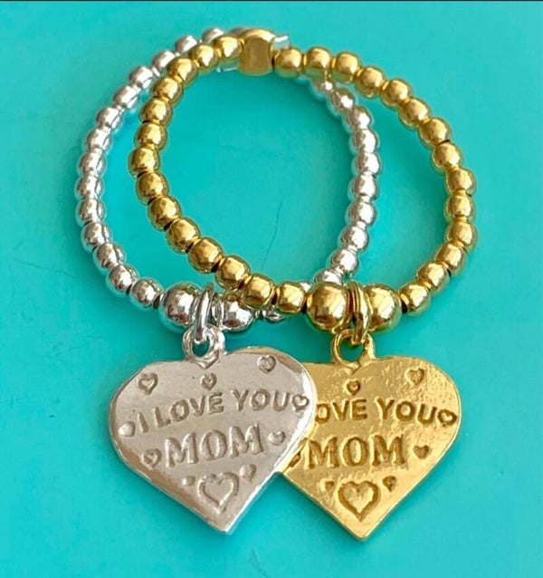 Ring Cenik I Love You Mom - zilver of goud Joy Jewellery Bali
