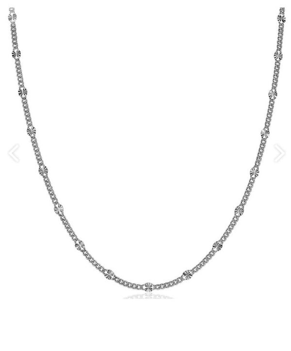 ZINZI zilveren ketting Gourmet schakel ZIC2157