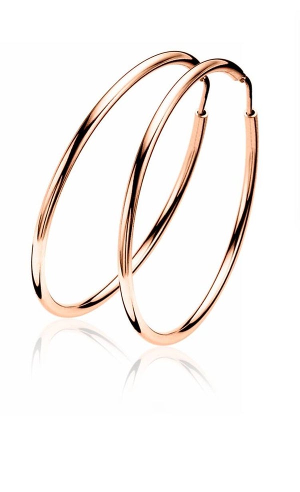 Zinzi Oorringen  rosë verguld 35 x 2mm Zio435R