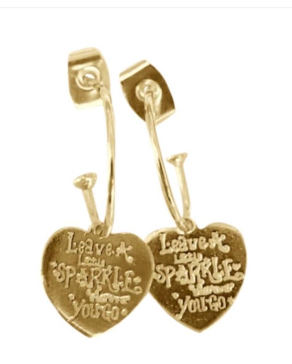 Oorbellen Bonita Sparkle gold  Joy Jewellery Bali