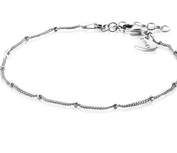 ZINZI zilveren armband gourmet bolletjes  ZIA2181
