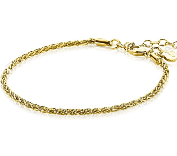 Armband zilveren geel verguld Palmier ZIA1931G  ZINZI
