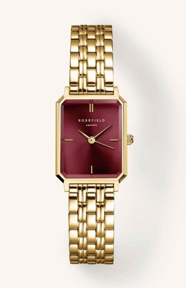 Rosefield, The Octagon XS Burgundy Bordeaux OBGSG-083