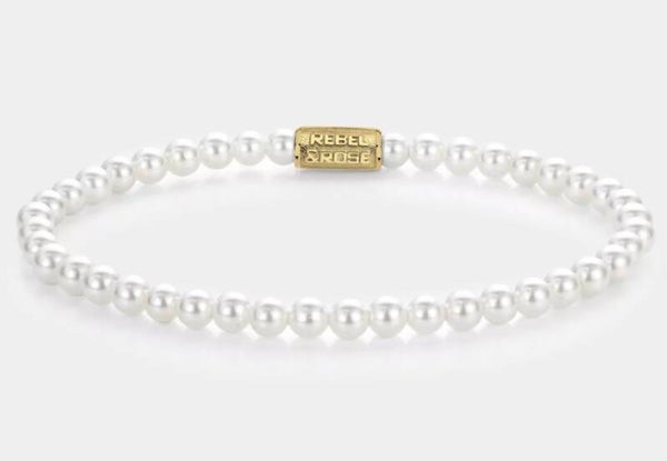 Rebel & Rose Pearl Gem Gold  4 mm RR-40149-G