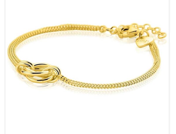 ZINZI zilveren armband goudkl zia2797