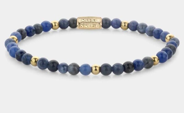Rebel & Rose Midnight Blue gold-coloured RR-40129-G
