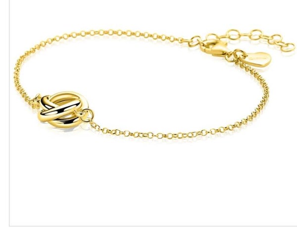ZINZI zilveren armband goudkl Zia2890G