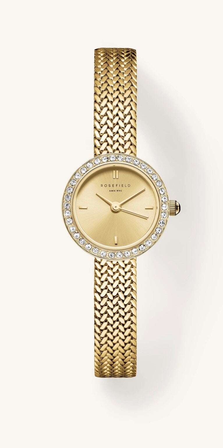 Rosefield, Mini Small Edit Mesh Gold MCGMG-M03