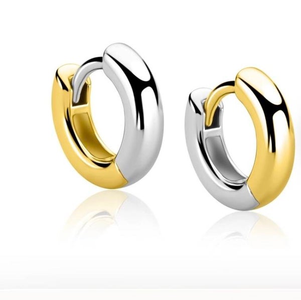 Zinzi oorringen 14K multi  verguld 12-3 mm   ZIO2835
