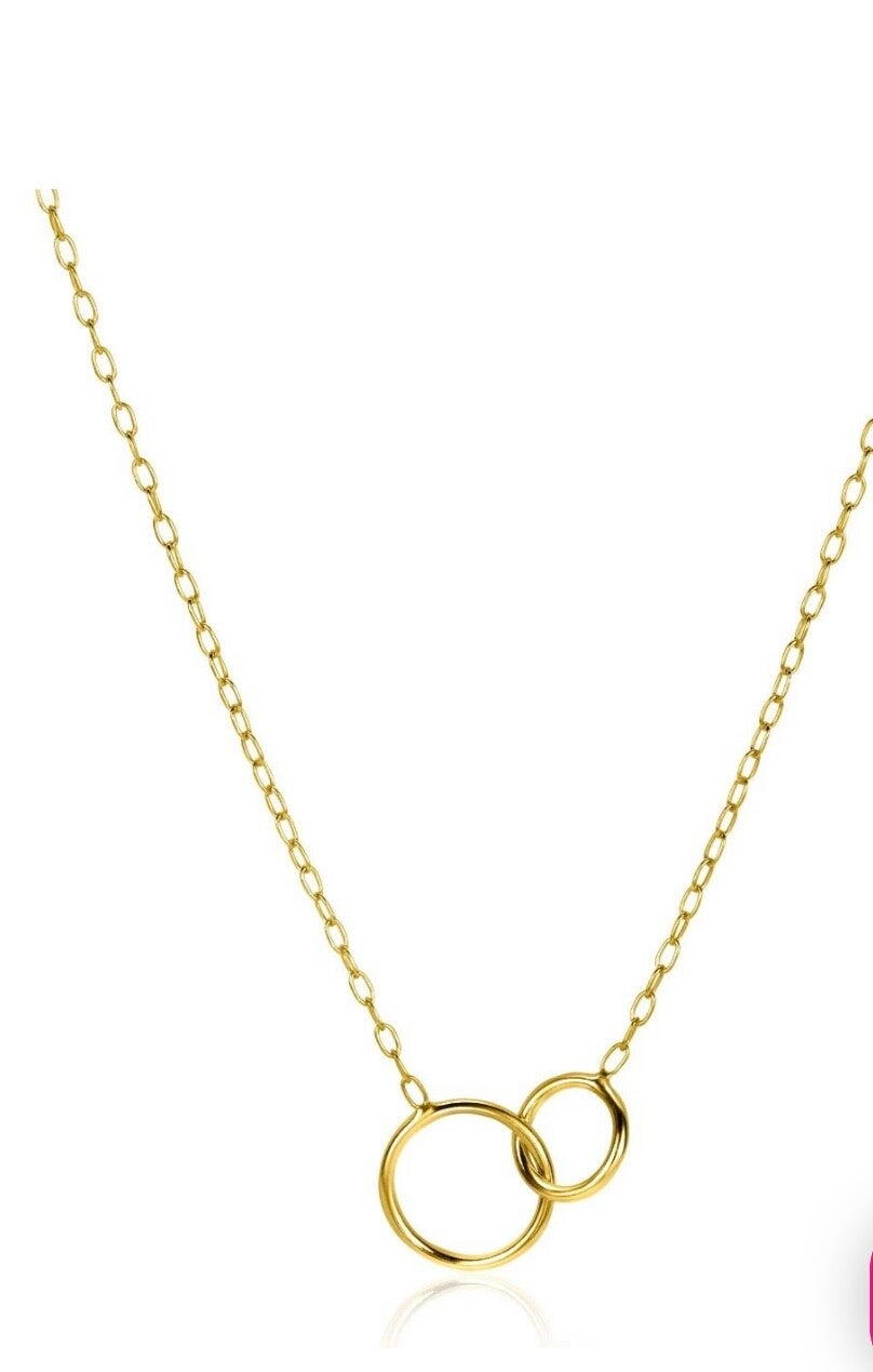 ZINZI zilveren ketting geel verguld ZIC2275G