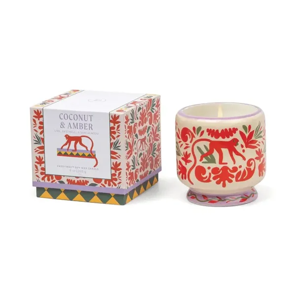 Paddywax geurkaars - Coconut & Amber
