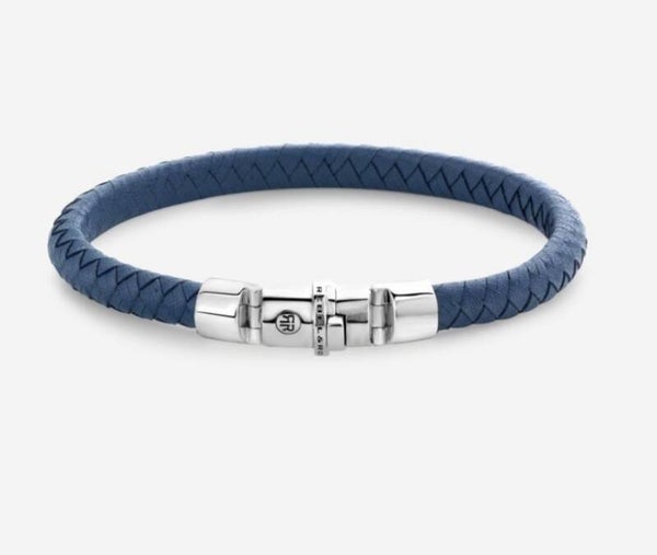 Rebel & Rose Half Round Braided Blue, RR-L0135-S