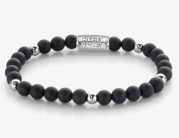 Rebel & Rose Black Madonna  6 mm , RR-60079-S