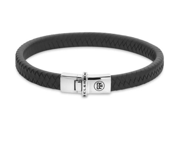 Rebel & Rose Small Braided Grijs RR-L0152-S