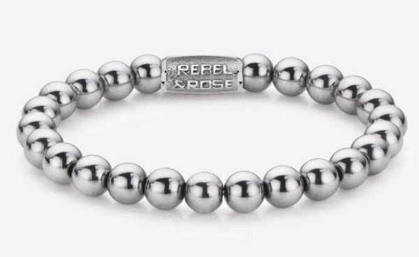 Rebel & Rose Silver Shine DV  8 mm , RR-8DV01-S