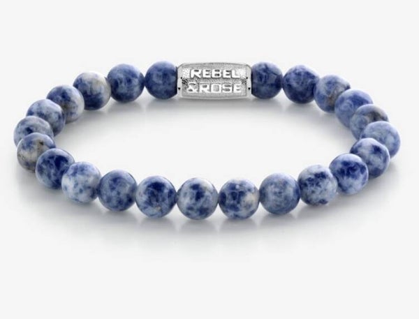 Rebel & Rose Dutch Delfts Blue  8 mm , RR-80079-S