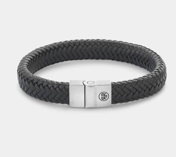 Rebel & Rose Full Metal Herringbone Black Matt RR-M0019-S