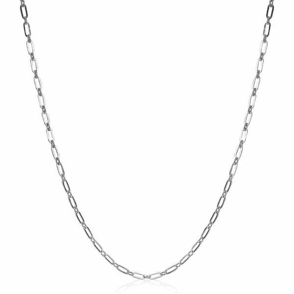 Zinzi Zilveren Ketting 45cm Paperclip ZIC2033