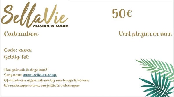 Cadeaubon 50€