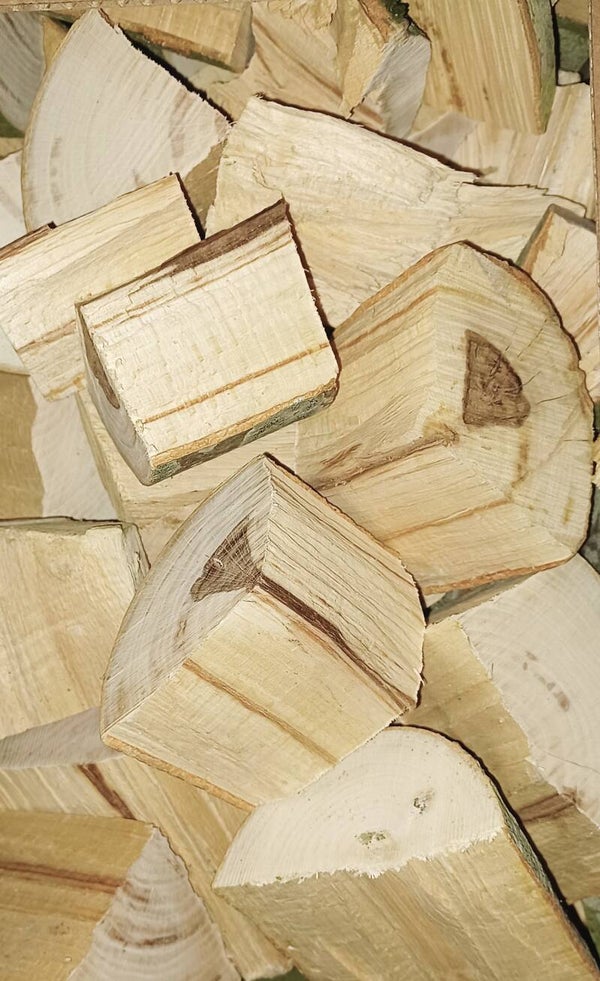 Rookhout beuken chunks, doosje 3kg