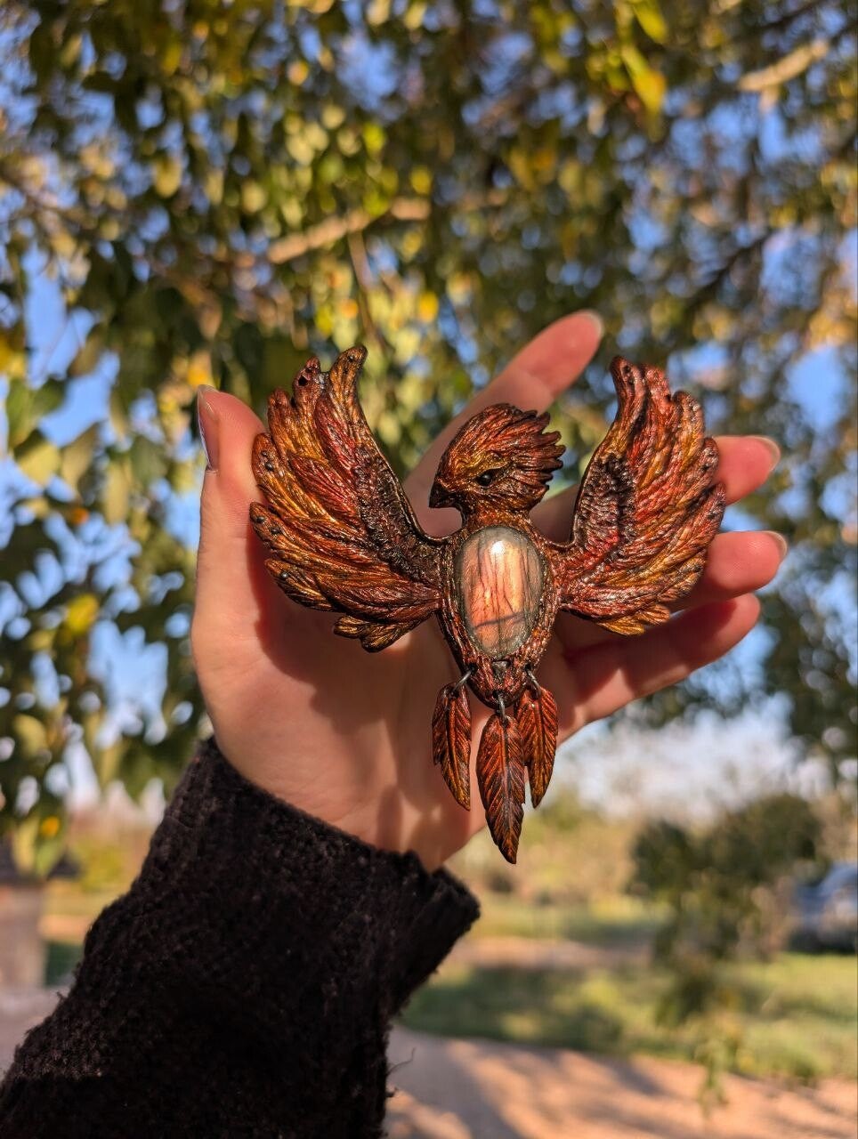 Talisman© •Phoenix• Gardien des Cendres d’Or