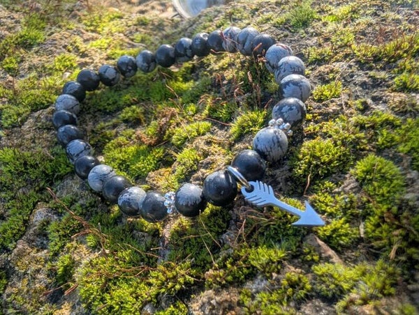 Obsidienne flocon de neige