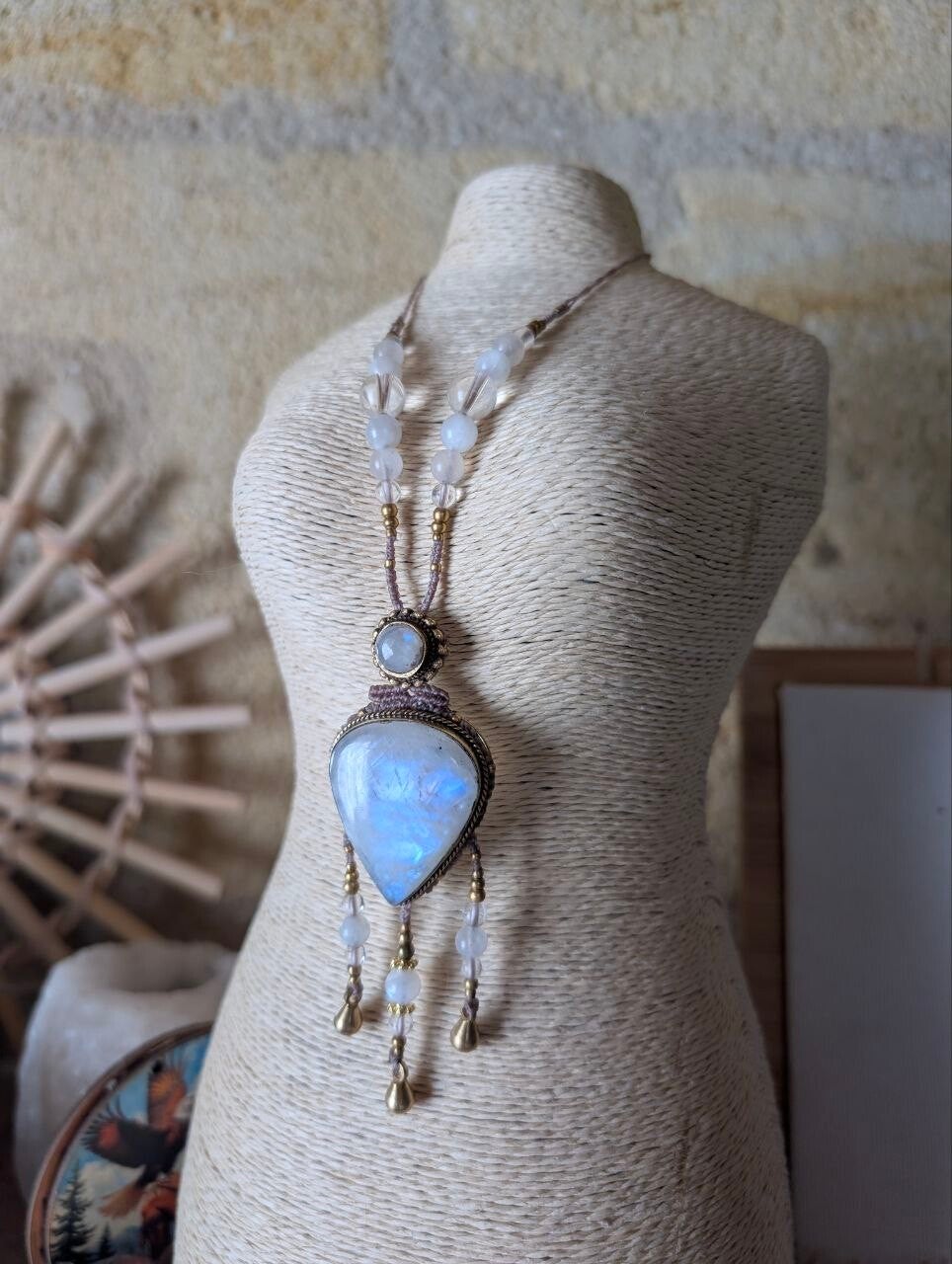 Talisman macramé - Péristérite