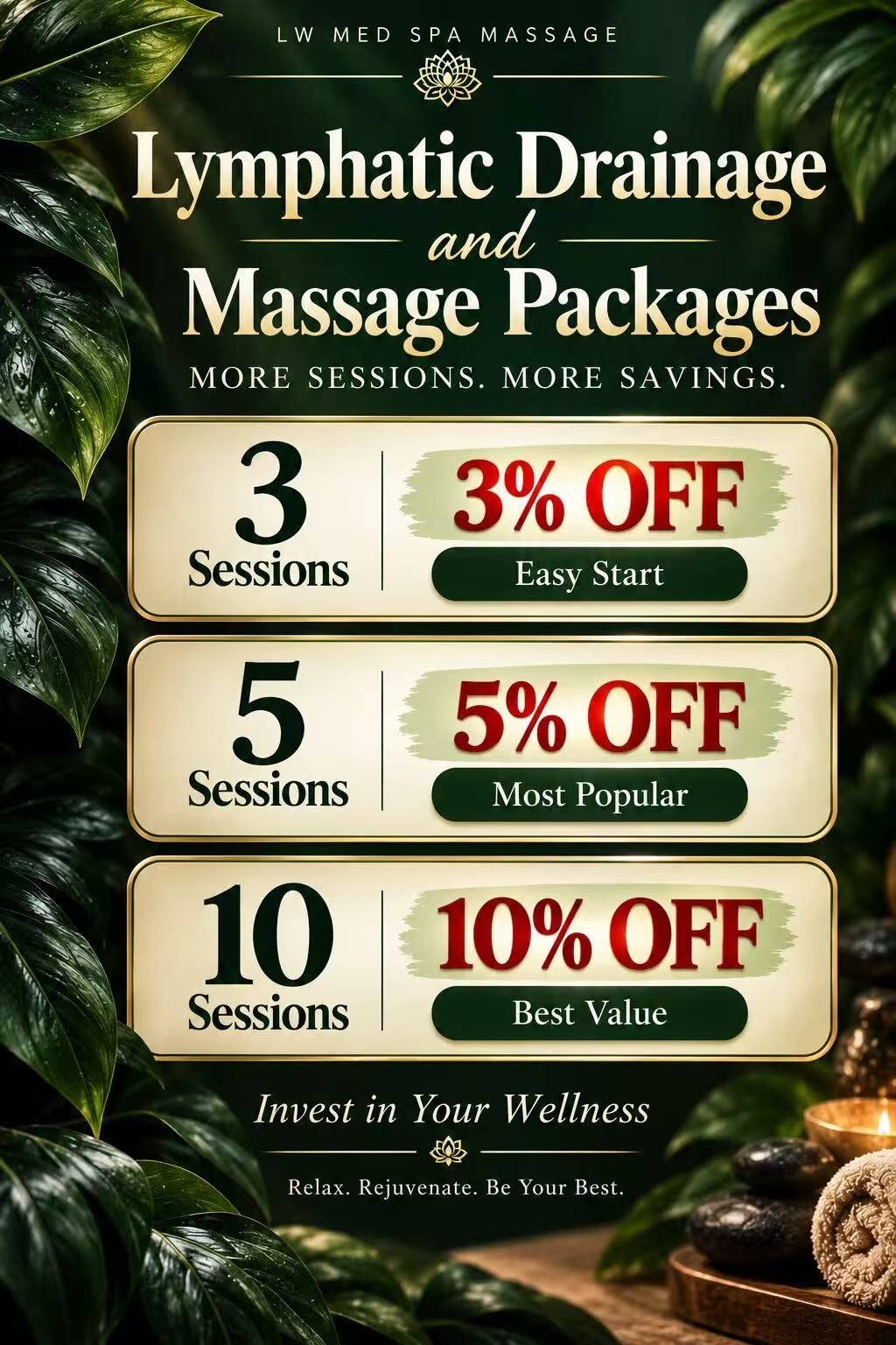 Lymphatic Drainage Massage, Post Surgery Massage, Medical Massage & Recovery Care serving St. Cloud, Orlando, Kissimmee & Lake Nona, Florida.