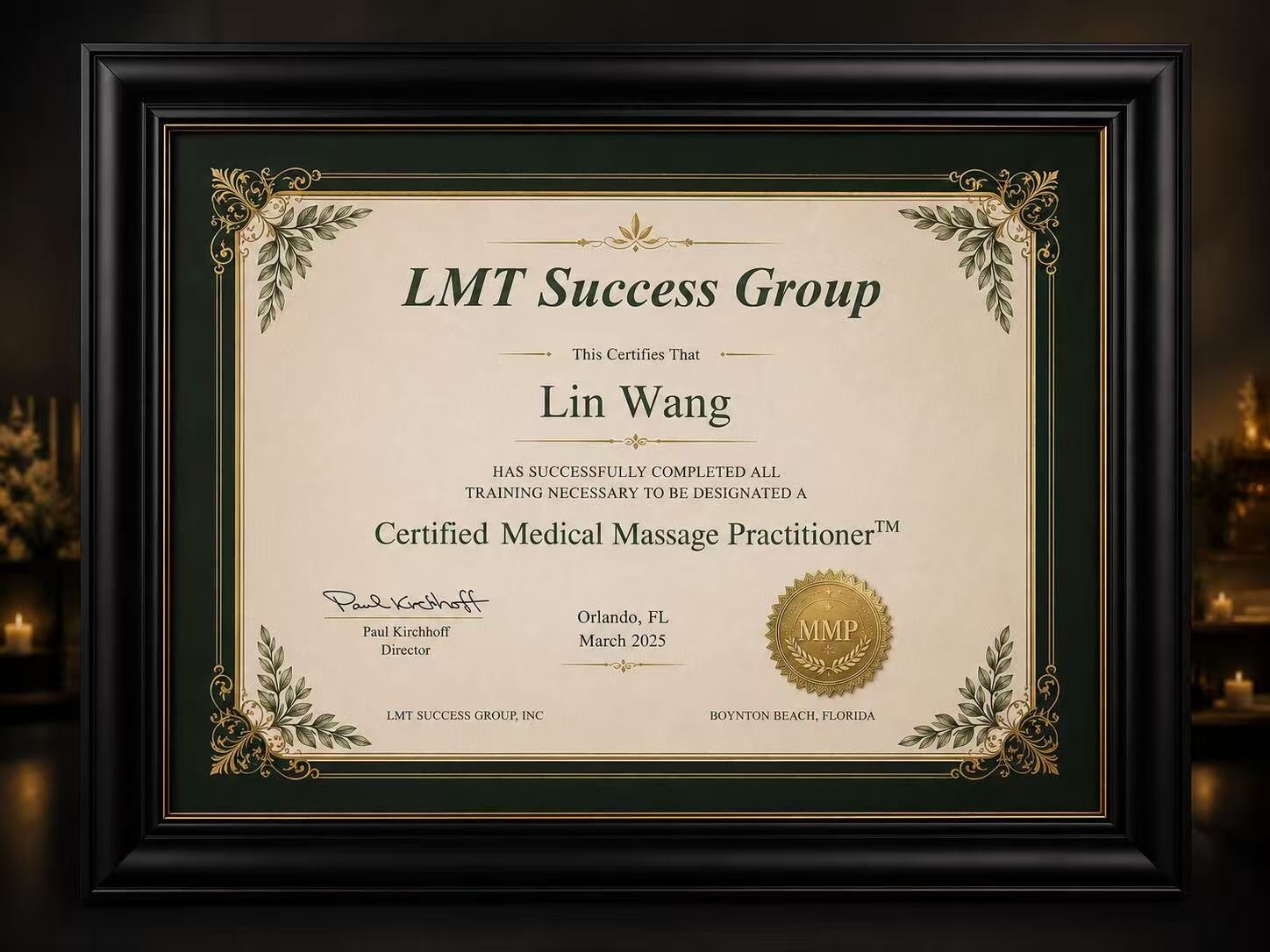 Certified Medical Massage Practitioner providing Medical Massage, Deep Tissue Massage & Therapeutic Massage serving Kissimmee, Orlando, Lake Nona & St. Cloud.