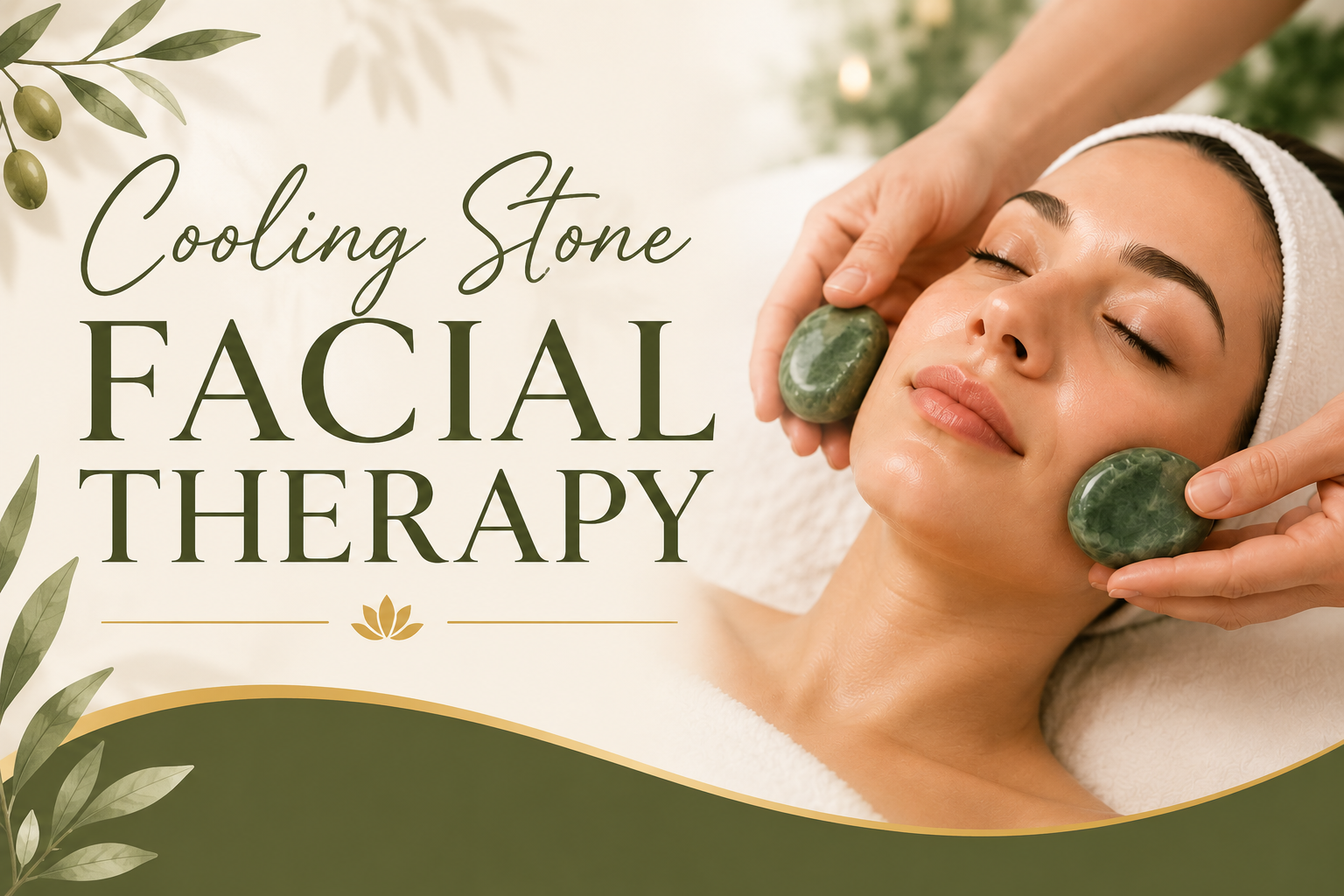 Professional Facial Cold Stone Therapy in St. Cloud, FL at L W Med Spa Massage. Cooling stone facial treatment designed to reduce facial puffiness, encourage lymphatic drainage, improve circulation, relax facial muscles, and leave skin refreshed and glowi
