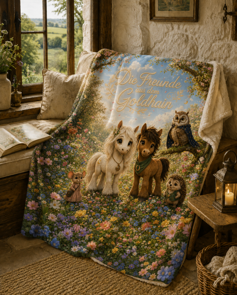 Hoofphysics Kids Produkte mit Goldhain-Decke