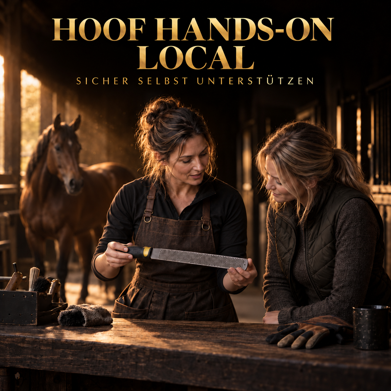 Hoof Hands-On Local – persönliches Praxiscoaching zur Hufbearbeitung direkt am eigenen Pferd