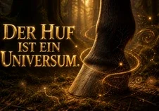 Pferdehuf in goldener Bildwelt – Einstieg in die Anatomie und den Aufbau des Pferdehufs
