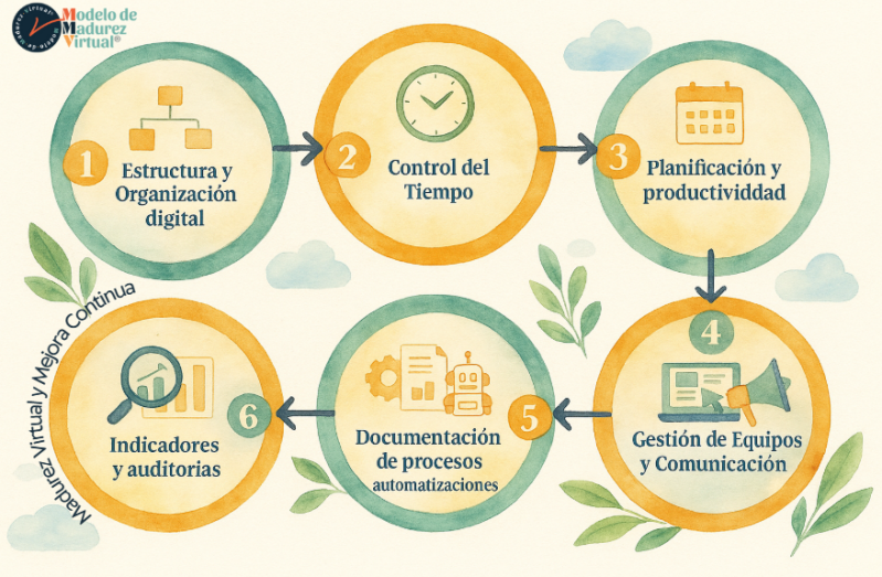 Modelo de Madurez Virtual en 6 fases