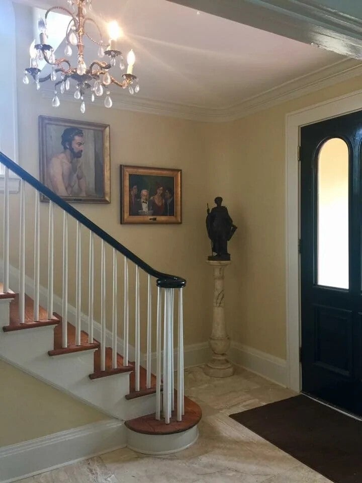 fresh paint on stairs in historic home jacksonville