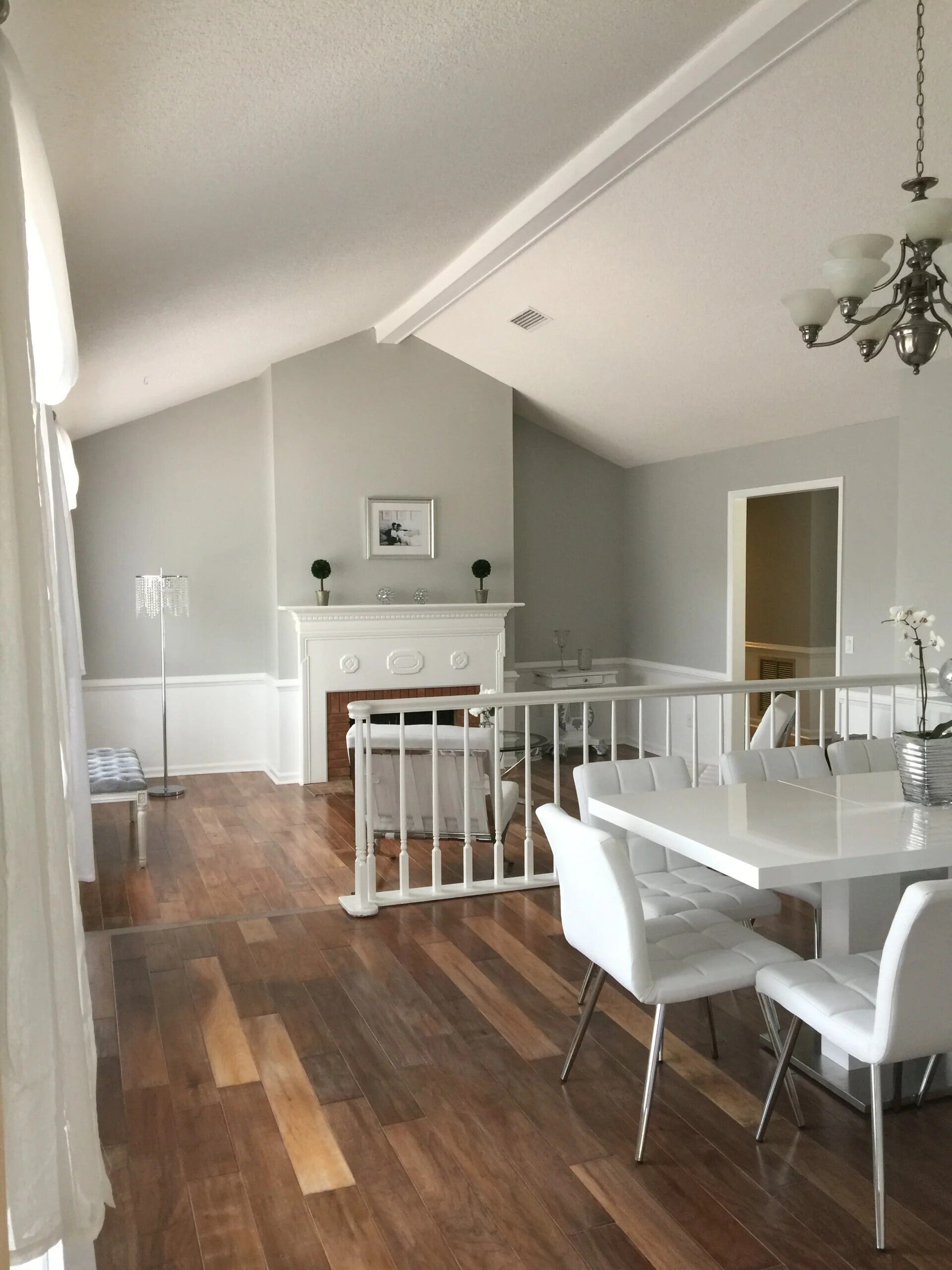 smooth finish ceiling paint on a sloped ceiling in jacksonville fl