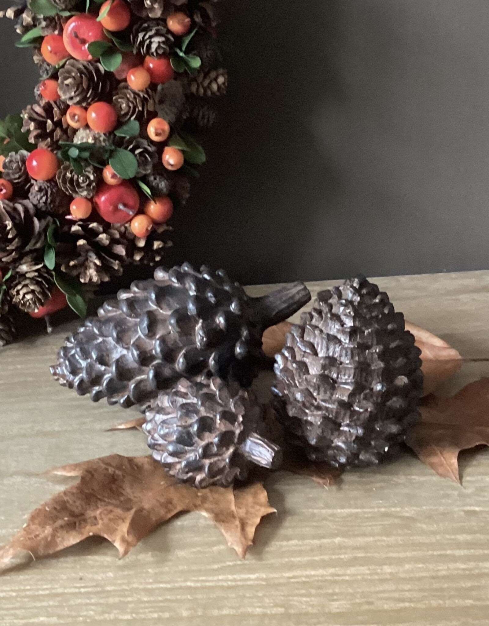 Dennenappels decoratie set